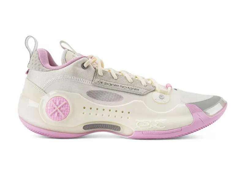 Li-Ning Way of Wade 10 Low Storm Surge “Cream / Soft Pink / Light Grey” | ABAS083-36