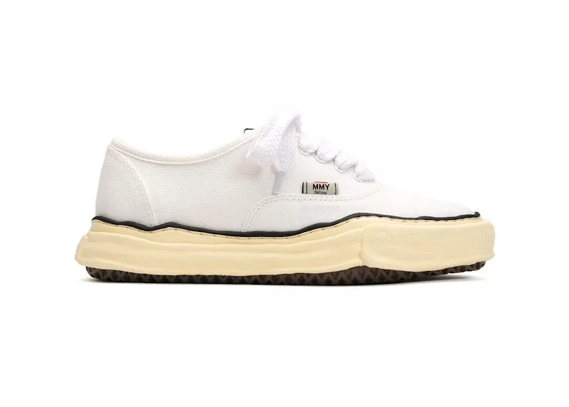 Maison Mihara Yasuhiro Baker Vintage-Like OG Sole Canvas Low White “White / White” | A09FW735