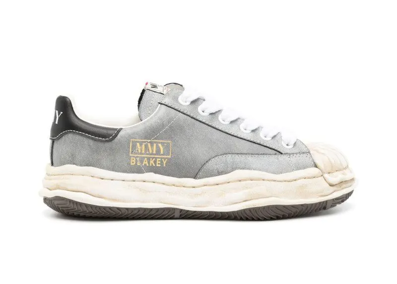 Maison Mihara Yasuhiro Blakey OG Sole Leather Low Grey Black | A12FW720