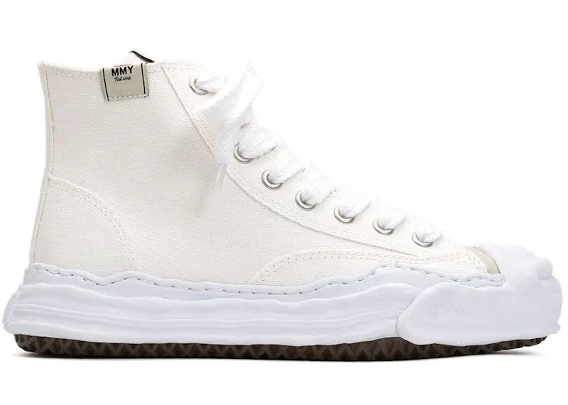Maison Mihara Yasuhiro Hank OG Sole Canvas Hi White | A05FW701-WHT