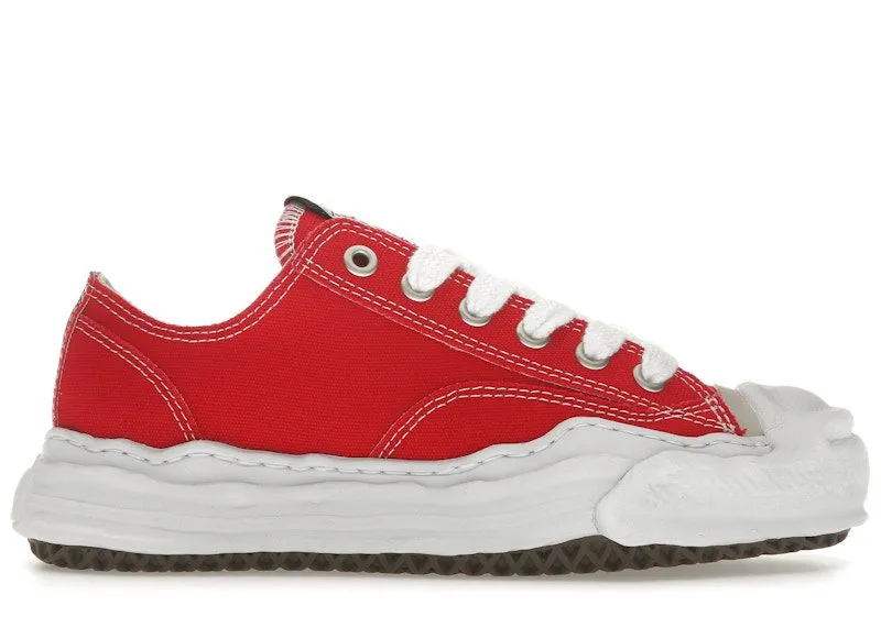 Maison Mihara Yasuhiro Hank OG Sole Canvas Low Red | A05FW702-RED