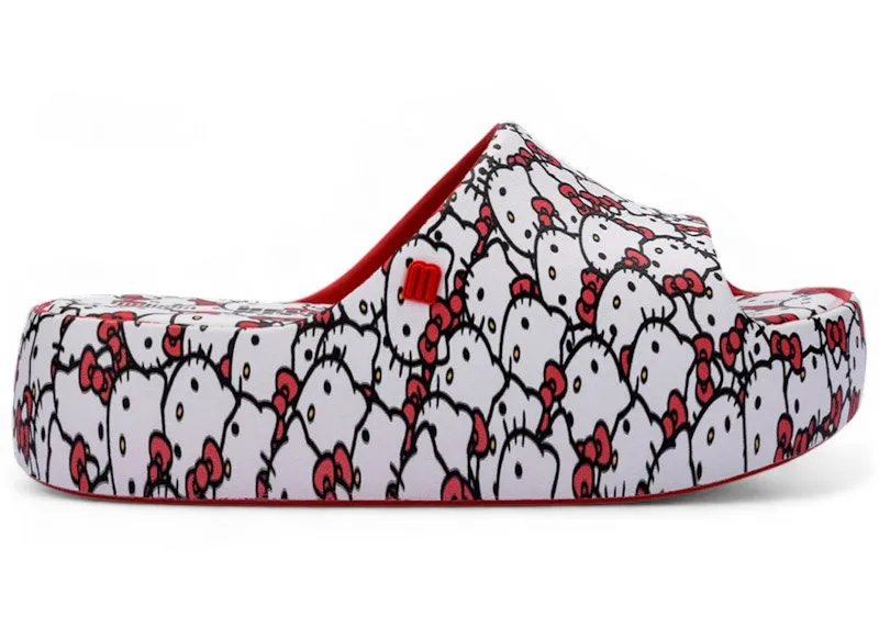 Melissa Free Platform Slide Hello Kitty and Friends Red White | 37874-BS346