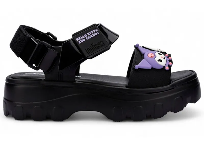 Melissa Kick Off Sandal Hello Kitty and Friends Black | 37876-BS172