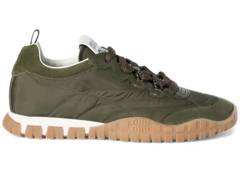 Miu Tyre Sneakers Loden Green | 5E417E_ZJM_F0466_F_005