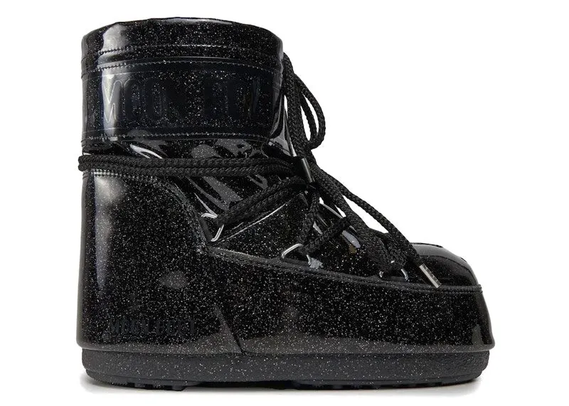 Moon Boot Icon Glitter Low Boot Black | 14094400001