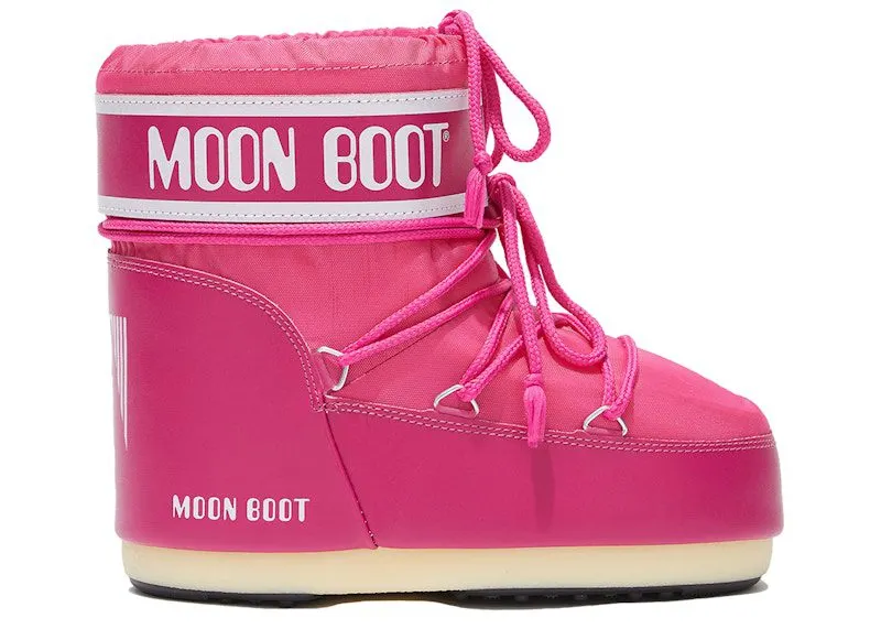 Moon Boot Icon Low Nylon Boot Magenta | 80D1409340-J003