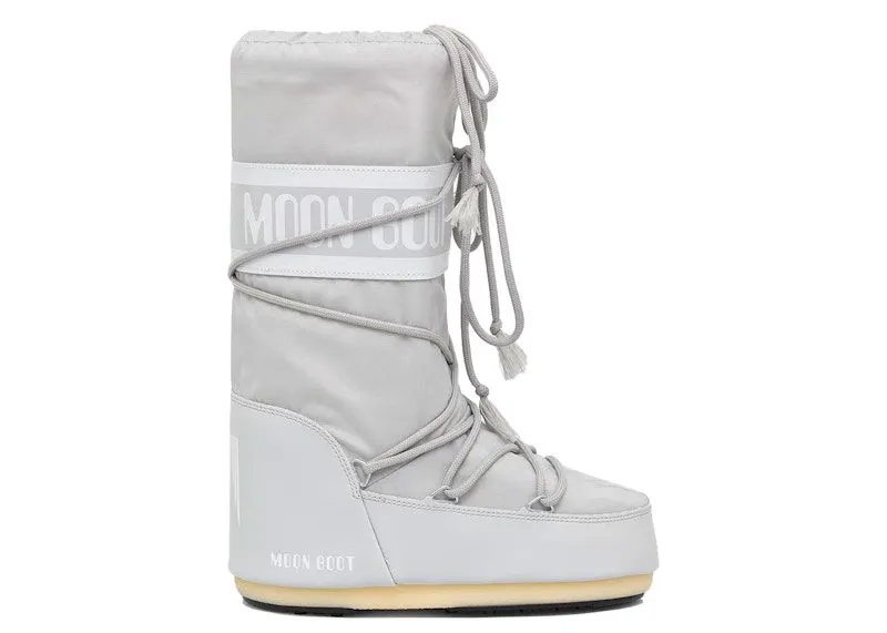 Moon Boot Icon Nylon Boot Glacier Grey | 80D1400440-H003