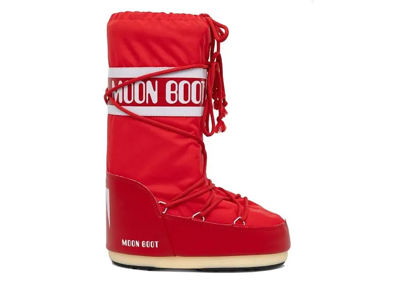 Moon Boot Icon Nylon Boot Red | 80D1400440-D001