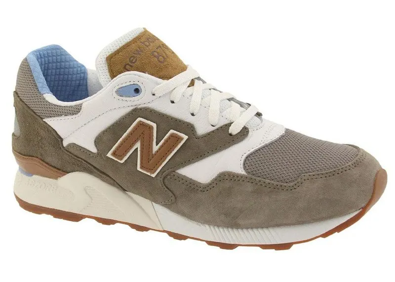 New Balance 878 90s Running Grey Brown “Grey / White / Brown” | ML878ATB