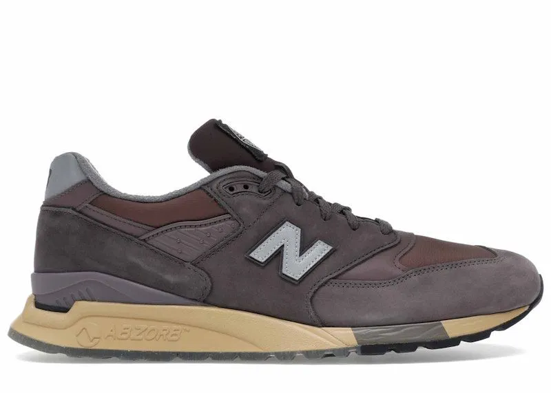 New Balance 998 MiUSA Stone Island Raso Gommato “Mauve / Deep Plum / Copper Maroon” | U998PR