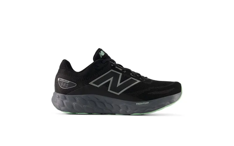 New Balance Fresh Foam 680v8 Waterproof Black Lab Green “Black / Castlerock / Lab Green” | W680WBK8