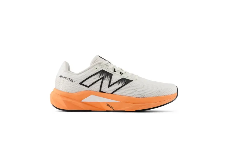New Balance FuelCell Propel v5 Hot Mango Sea Salt Black | MFCPRCG5