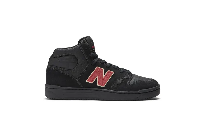 New Balance Numeric 480 High Chocolate Skateboards “Black / Red” | NM480HCH