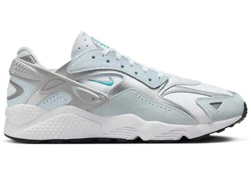 Nike Air Huarache Runner White Dusty Cactus “White / Metallic Silver / Glacier Blue” | DZ3306-103