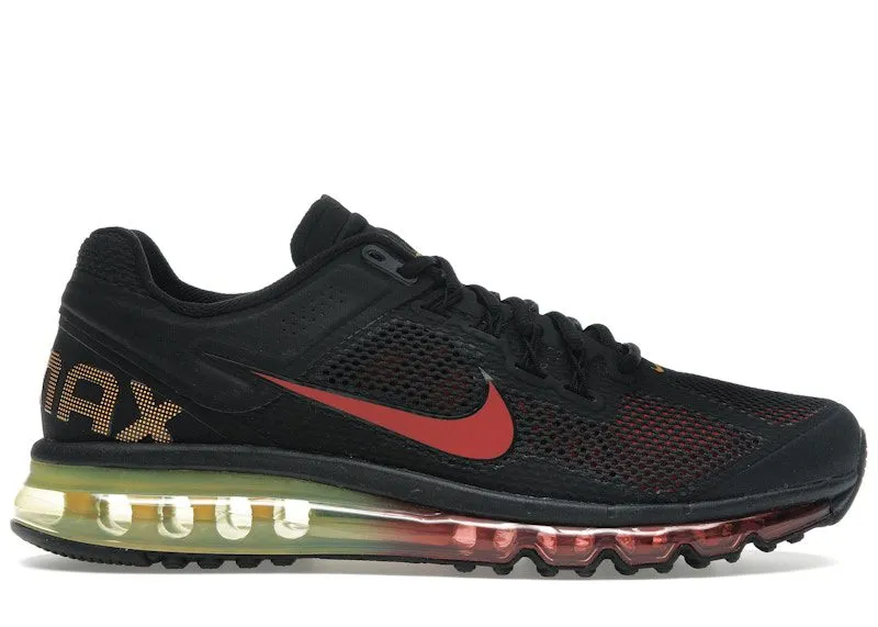 Nike Air Max 2013 Black Laser Orange University Red | HF3660-002