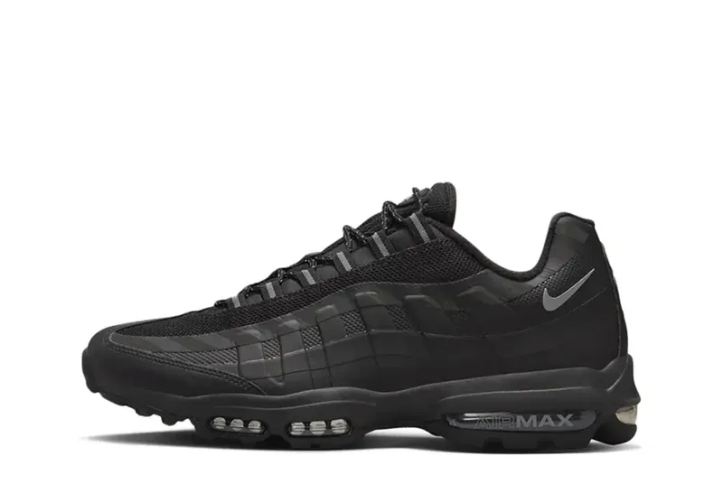 Nike Air Max 95 Ultra Caution Strip Black “Ultra Black / Grey” | HV6064-002