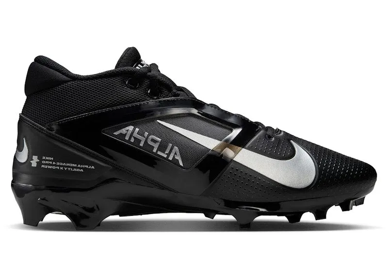 Nike Alpha Menace 4 Pro Black Metallic Silver | FD7037-002