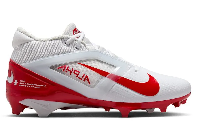 Nike Alpha Menace 4 Pro White University Red “White / University Red / Photon Dust” | FD7037-102