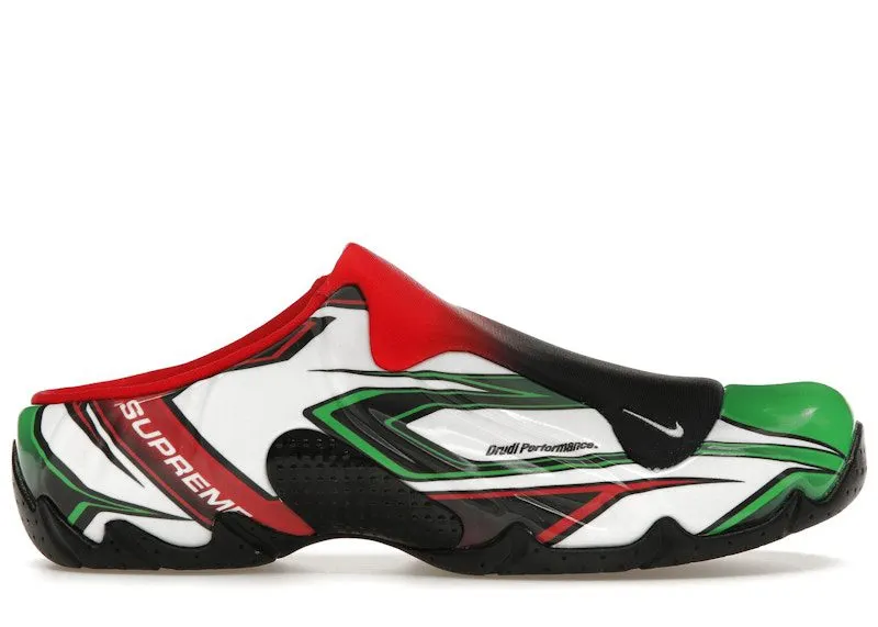 Nike Clogposite Supreme White Gym Red Green “White / White / Gym Red” | FN0289-100