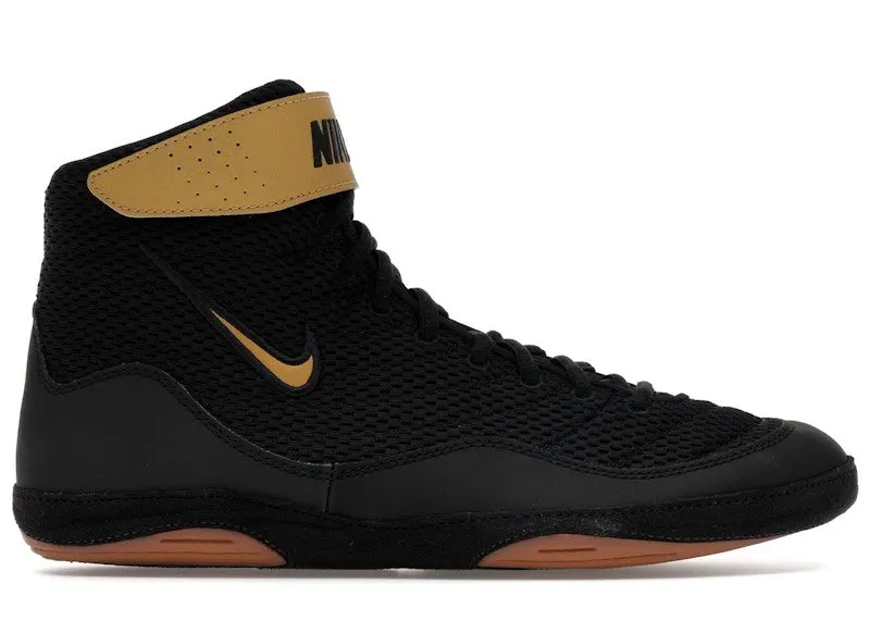 Nike Inflict 3 Black Metallic Gold “Black / Metallic Gold / Gum Brown” | 325256-004