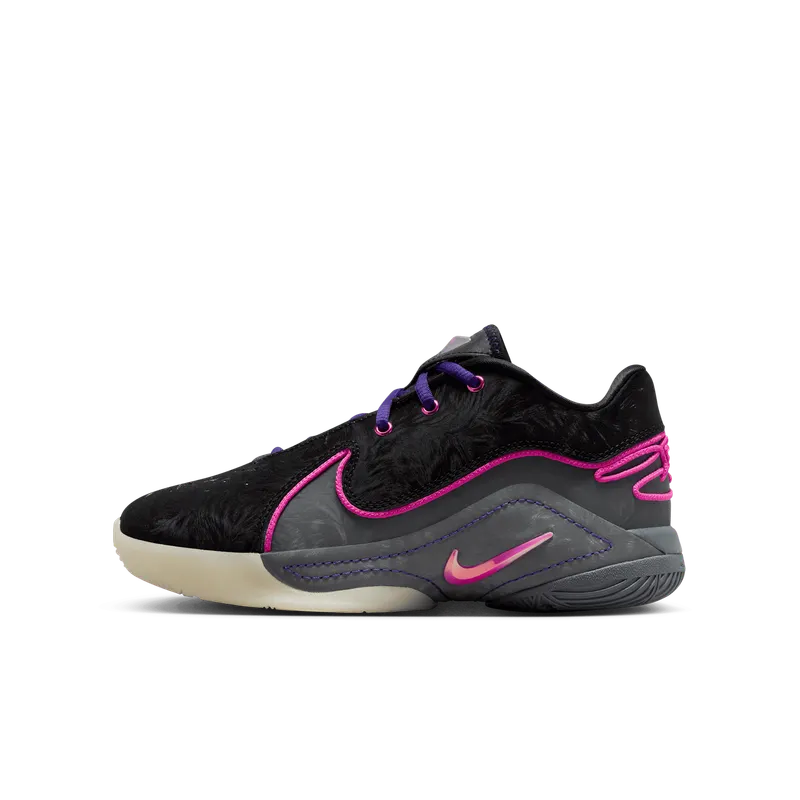 Nike LeBron 22 Blacklight “Black / Laser Fuchsia / Dark Grey” | FV5636-001