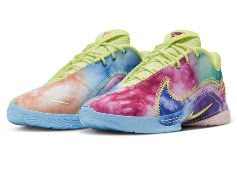 Nike LeBron 22 EP What the Monopoly Tie-Dye (Solid Outsole) “Mint Foam / Cerise / Light Lemon Twist” | HV8621-300