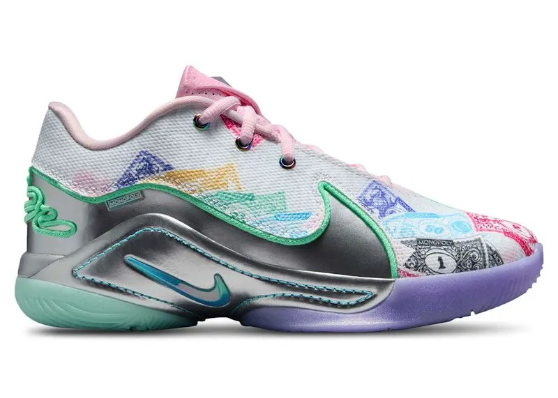 Nike LeBron 22 Monopoly “White / Baltic Blue / Vapor Green / Pink Foam” | HV6873-100