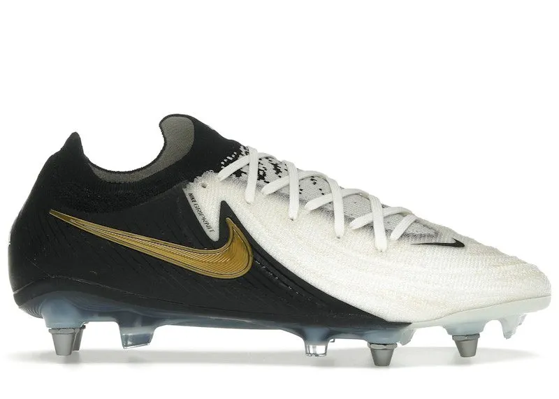 Nike Phantom GX II Elite Soft Ground-Pro Player Edition Mad Ready Pack “White / Black / Metallic Gold Coin” | FQ9034-100