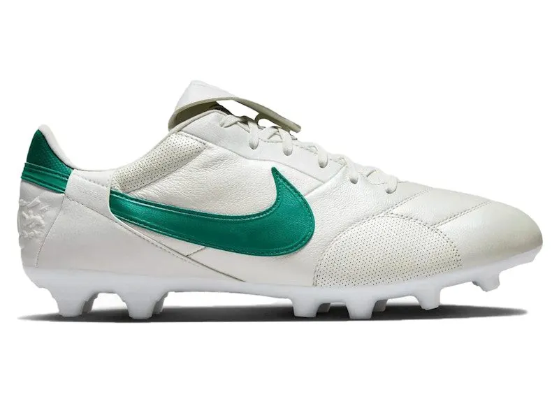 Nike Premier 3 FG White Mystic Green “Metallic Summit White / Mystic Green” | HM0265-102