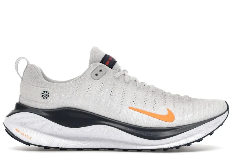 Nike ReactX Infinity Run 4 Platinum Tint Total Orange “Platinum Tint / Thunder Blue / Summit White” | DR2665-010