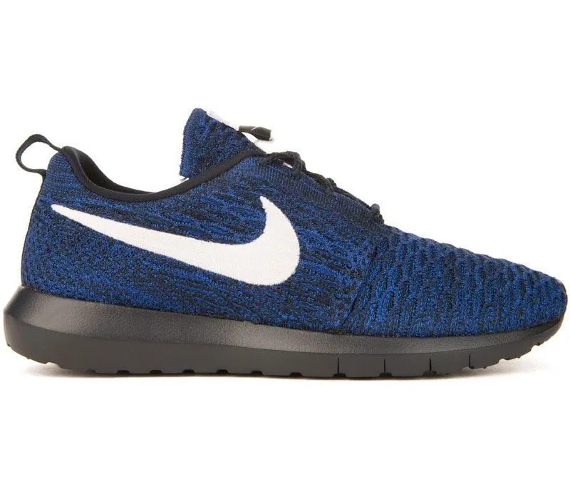 Nike Roshe NM Flyknit Dark Obsidian “Dark Obsidian / White / Racer Blue” | 843386-404