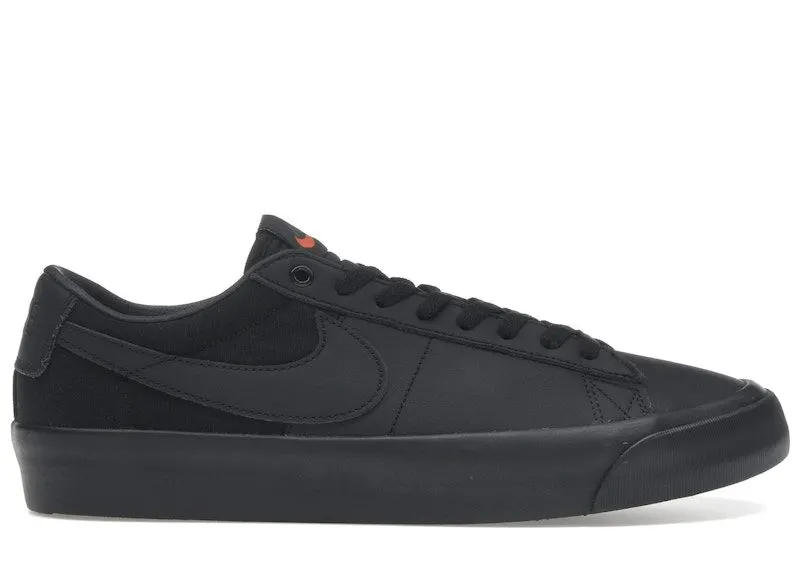 Nike SB Zoom Blazer Low Pro GT ISO Triple Black “Black / Anthracite / Safety Orange” | DR9099-001
