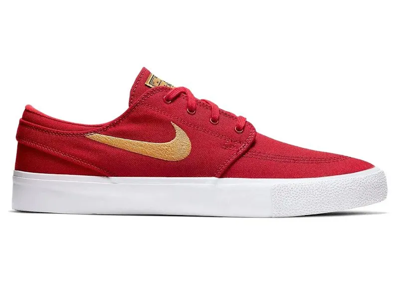 Nike SB Zoom Stefan Janoski Canvas RM University Red Club Gold “University Red / Black / Club Gold” | AR7718-603