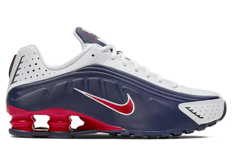 Nike Shox R4 USA “Midnight Navy / University Red / White” | 104265-406