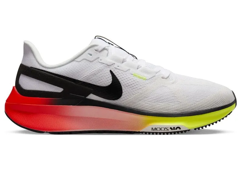 Nike Structure 25 White Bright Crimson Volt Black | HF4913-100