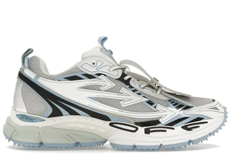 OFF-WHITE Be Right Back White Light Blue | OMIA295C99FAB0010140