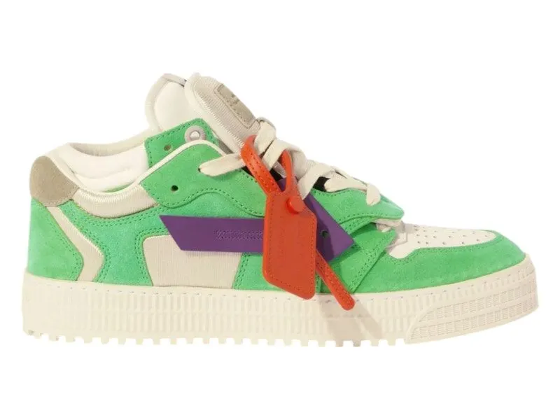 OFF-WHITE Floating Arrow Low Neon Green Purple | OMIA244S25LEA002 373A