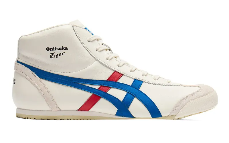 Onitsuka Tiger Mexico Mid Runner Cream Directoire Blue | 1183B577-103