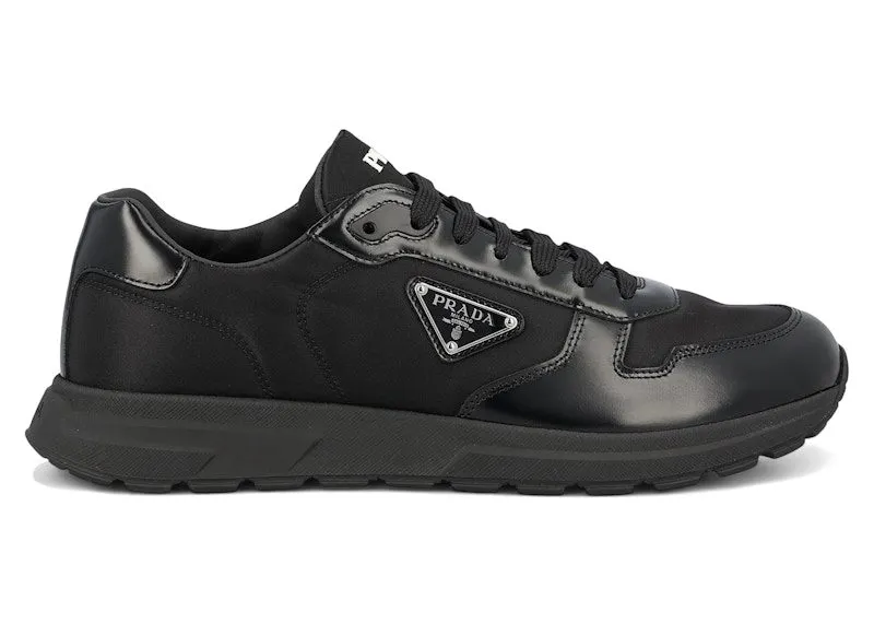 Prada PRAX 01 Sneakers Re-Nylon Brushed Leather Black | 2EE443_3LF5_F0002