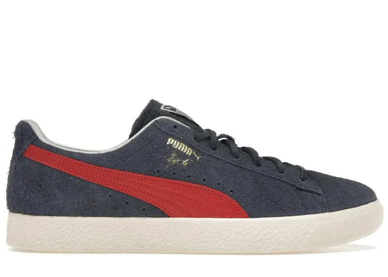 Puma Clyde Soho London “Frosted Ivory / New Navy / Dark Red” | 390087-01