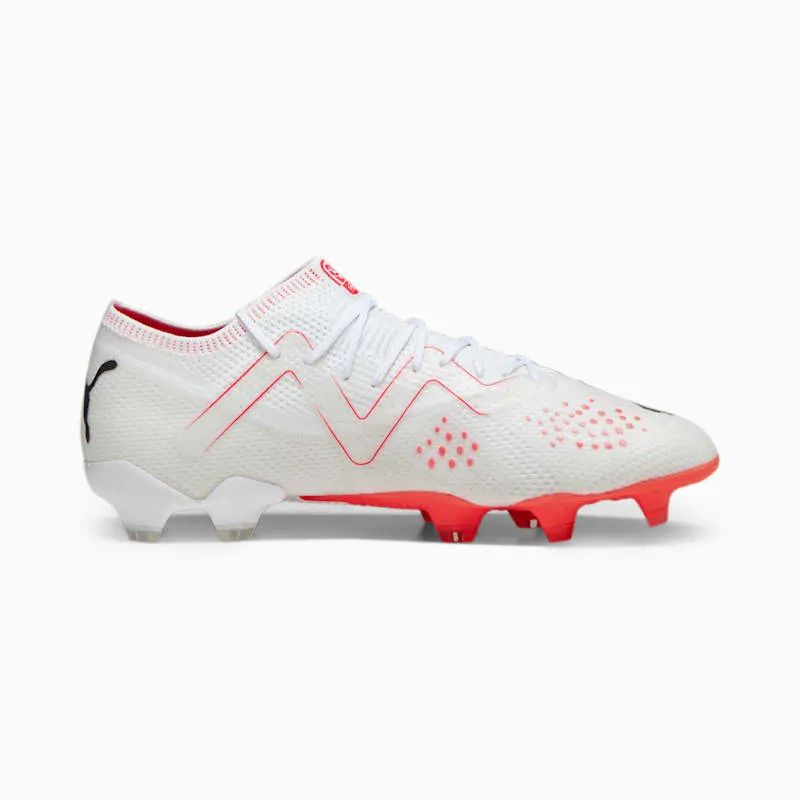 Puma Future Ultimate Low FG/AG Breakthrough Pack “Puma White / Puma Black / Fire Orchid” | 107359-01