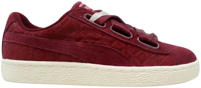 Puma Suede Heart Quilt Cordovan Cameo Brown | 365462-01