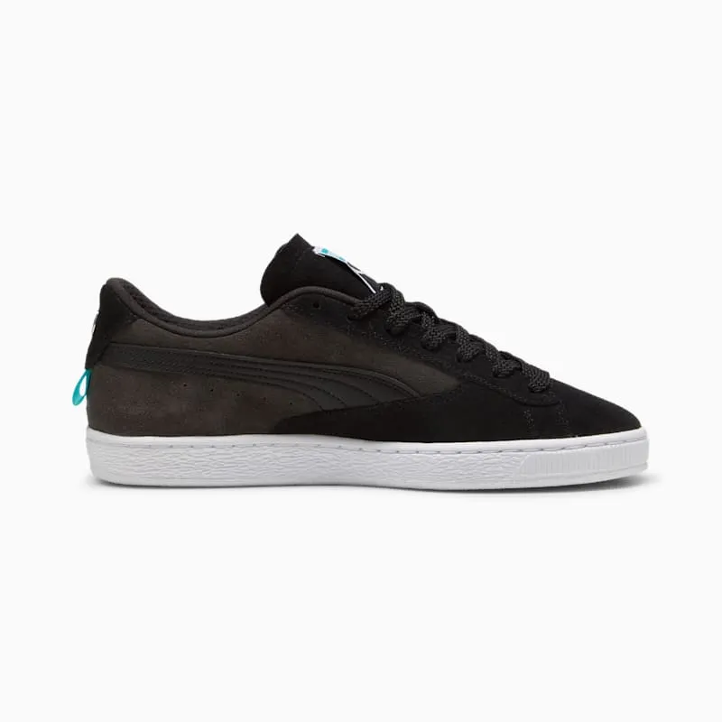 Puma Suede Mercedes-AMG Petronas Motorsport F1 Black Sheen Green “Black / Flat Dark Grey / Sheen Green” | 308024-01