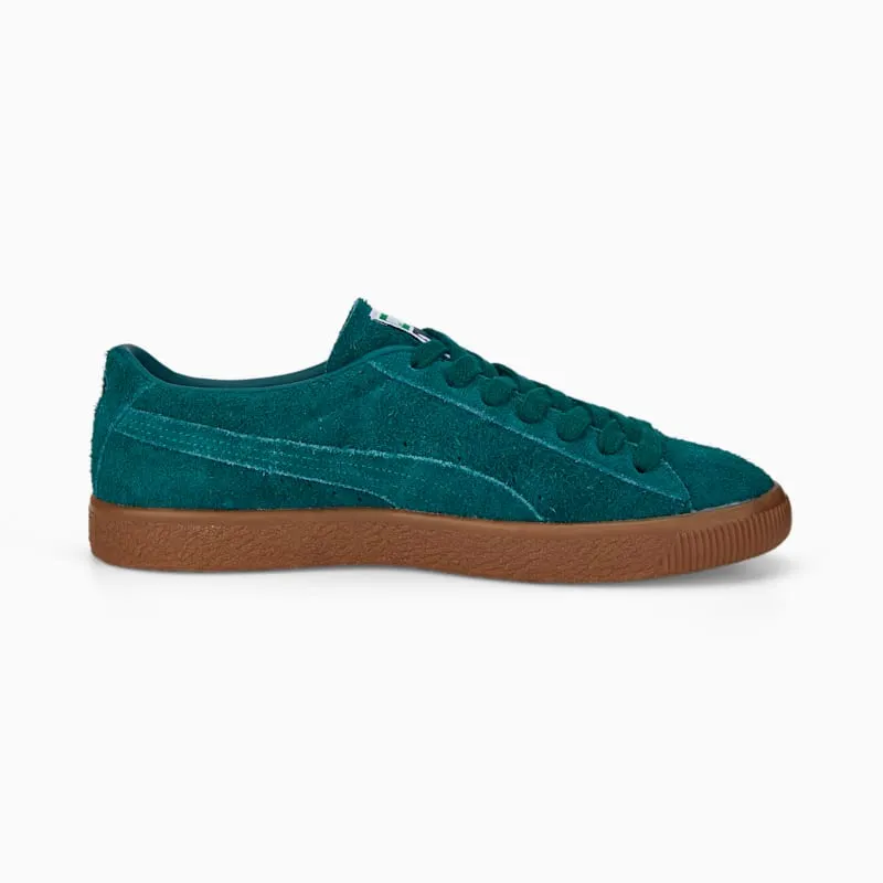 Puma Suede VTG Hairy Suede Green Gum “Green / Gum / Gold” | 385698-03