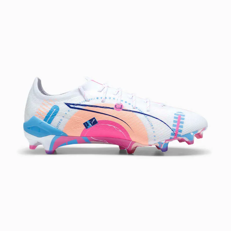 Puma Ultra 5 Ultimate FG Volume Up Pack “Puma White / Luminous Blue / Poison Pink” | 108063-01
