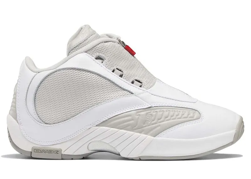 Reebok Answer IV Packer Shoes White Silver “Footwear White / Flash Red / Snowy Grey” | GY4069