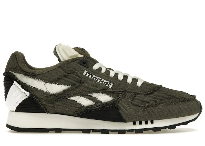 Reebok Classic Leather Pump Market Army Green “Army Green / Core Black / Chalk” | 100069830