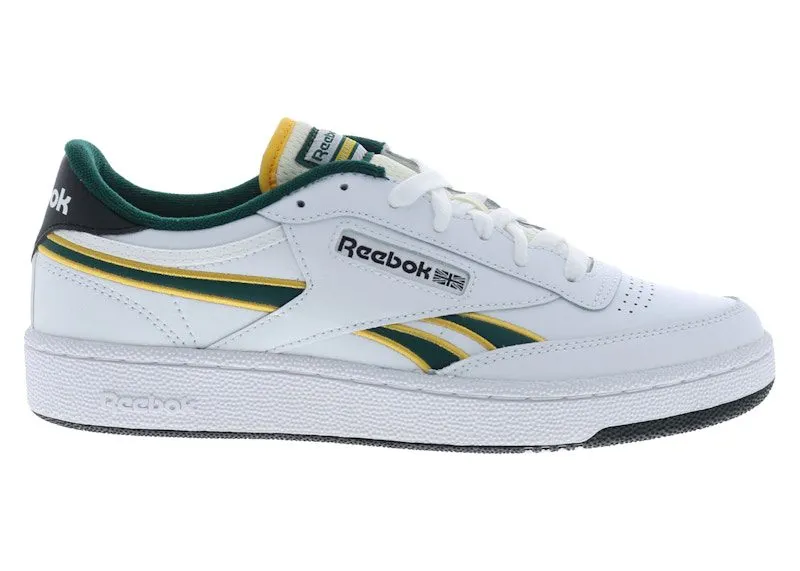 Reebok Club C Revenge White Fierce Gold Green “White / Fierce Gold / Collegiate Green” | 100201095