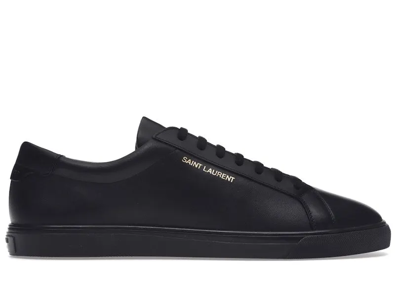 Saint Laurent Andy Low Black “Black / Black / Black” | 6068330ZS001000