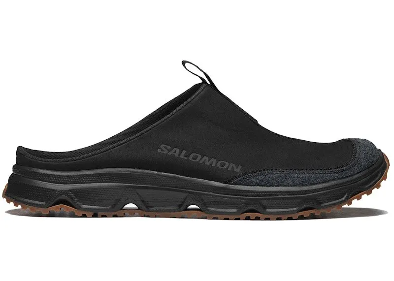 Salomon RX Slide Leather Advanced Black Gum “Black / Black / Gum8” | L41663200